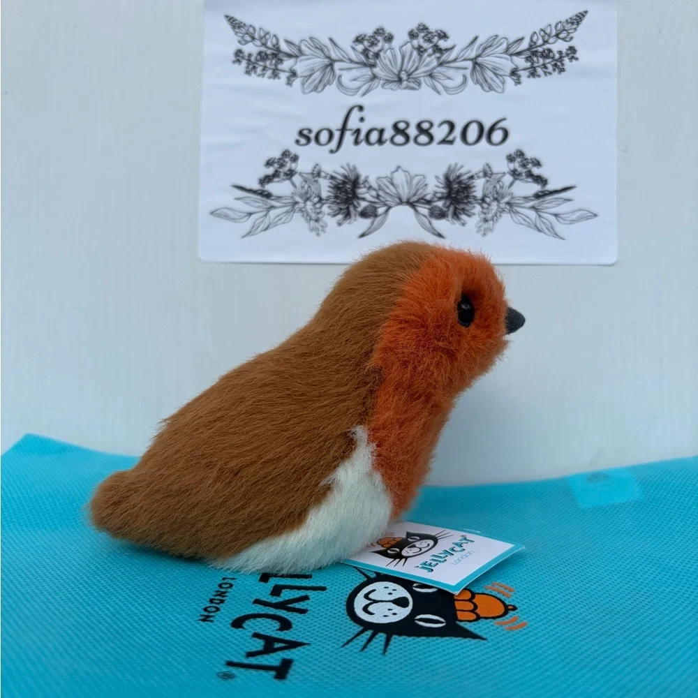 Jellycat Birdling Robin BNWT - RETIRED Rare 100% Authentic - Fast Ship from US